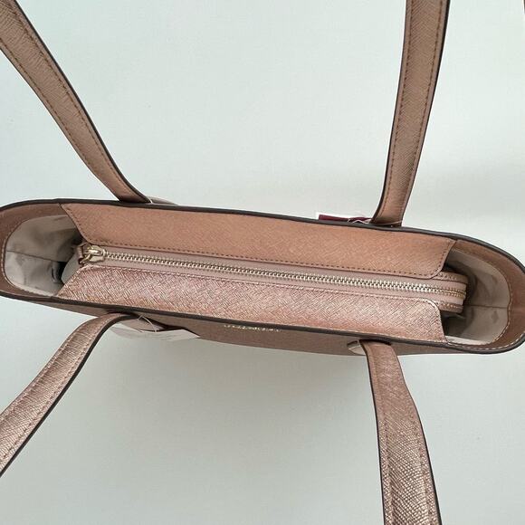 Kate Spade New York Glimmer Tinsel Tote in Rose Pink - Picture 3 of 14